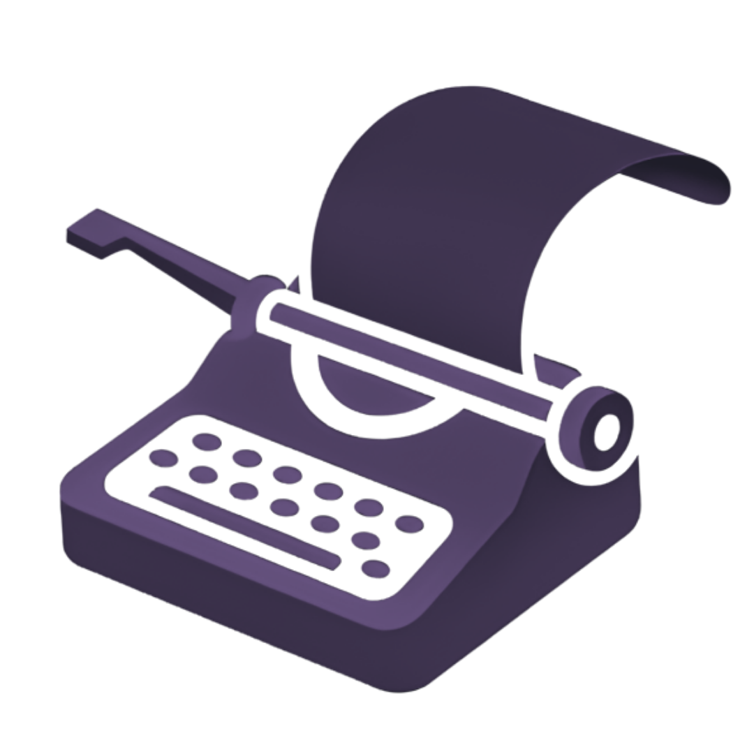 Ilustración Máquina de Escribir