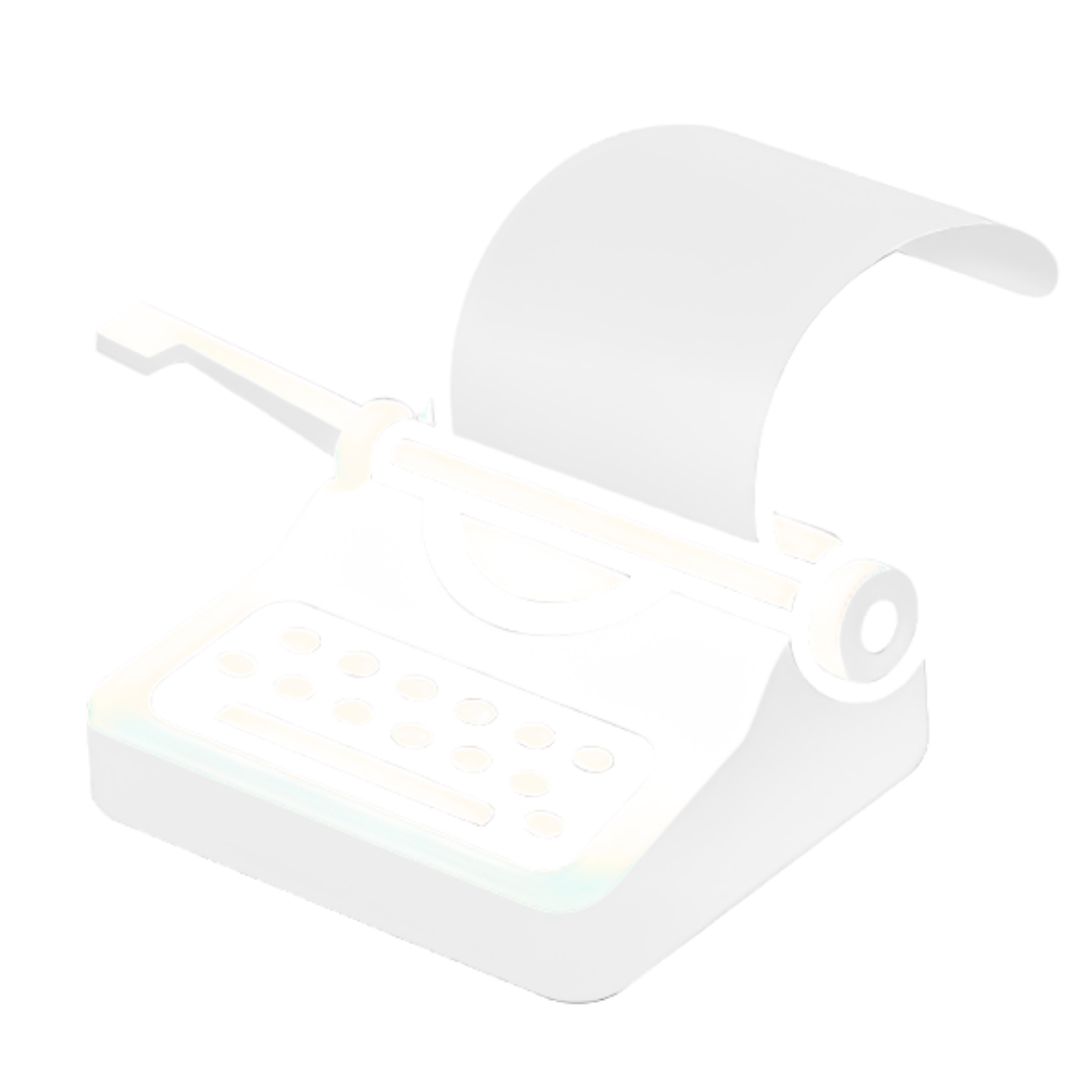 Ilustración Máquina de Escribir